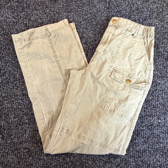 Altar'd State Pants - Altar'd State Womens Olive Green Khaki Cargo Utility Pants Straight Leg Size 26